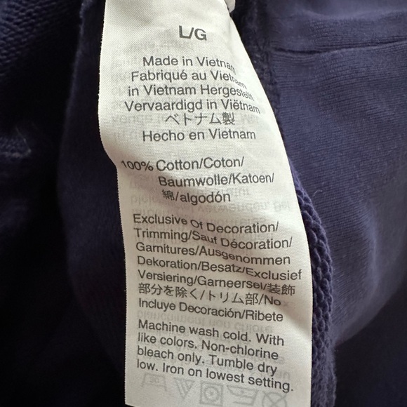 J. Crew Navy Anchor Sweatshirt - Picture 3 of 6